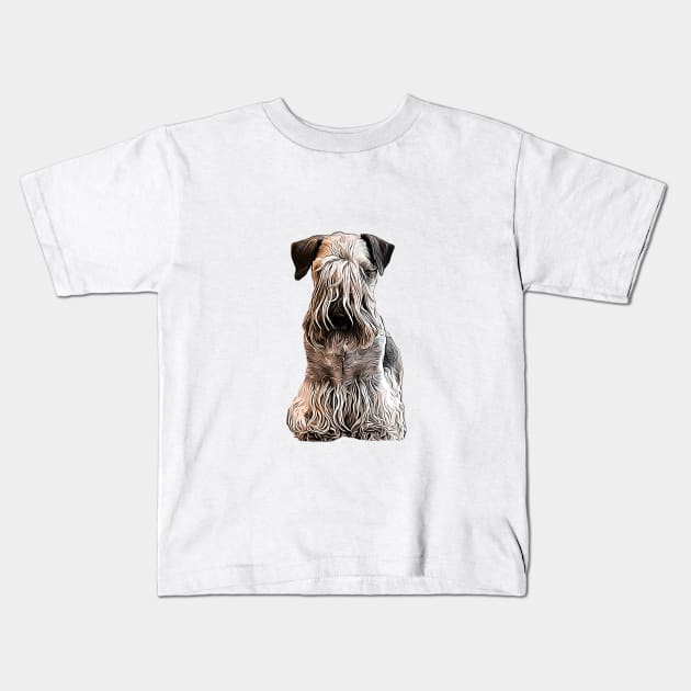 Cesky Terrier Kids T-Shirt by ElegantCat